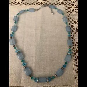 Blue necklace
